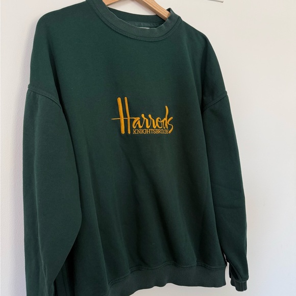 Harrods Other - VTG Harrods HunterGreen Sweatshirt XL